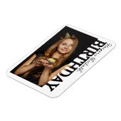 30th Birthday Photo college Party  マグネット (左側)