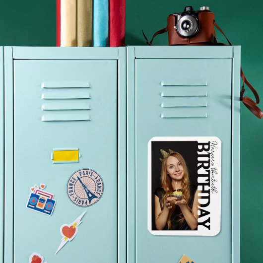 30th Birthday Photo college Party  マグネット