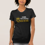 30th Birthday Queenカスタマイズ可能なTシャツ Tシャツ<br><div class="desc">30th Birthday Queenカスタマイズ可能な誕生日プレゼント</div>