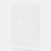 30th Birthday RIP 20sパーティーウェルカムサイン アクリルサイン (傾斜)