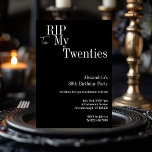 30th Birthday RIP 20s白黒パーティー 招待状<br><div class="desc">これは30歳モダンの誕生日で、ハロウィーンの大人のパーティーデザイン。このシンプルRIP 20sデザインは、タイポグラフィと白黒のクラシックでスタイリッシュある。テンプレートは、単にあなたの名前を追加するために設定されているハロウィーン誕生日パーティー詳細。30歳クールの誕生日パーティーとおもしろい、ハロウィーンをテーマにした。パーソナライズするには、単にパーソナライズこのボタンを使用して名前とパーティー詳細を追加し、ここで年齢または残りの文字を変更することができもしる。色またはデザインを変更するには、フォント編集ツールをチェックアウトする。あなたもしは救済、パーソナライゼーションと一致する製品、またはカスタム設計のため連絡に、zazzleチャットで私が必要である。</div>