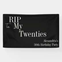 30th Birthday RIP 20s白黒パーティー