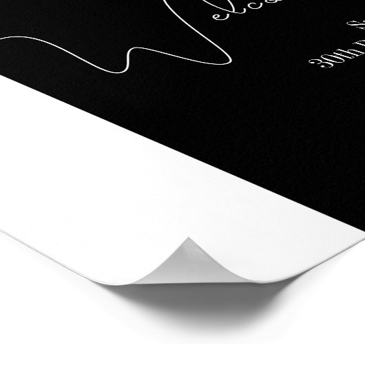 30th Birthday RIP 20s Hello 30s Party Welcome ポスター (角)