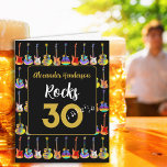 30th Birthday Rock and Roll Guitar add Name カード<br><div class="desc">金ゴールドタイポグラフィモダンテンプレート「Alexander Rocks 30」に名前を追加し、完璧なロックとロール30thバースデーブラックと金ゴールドギタパーソナライズされたーグリーティングカードを作クール成する。このギターパタファンキーーンはFireFlameパターンと赤ピックガード付きのエレキギターと数々の、色の半音響ギターとミュージシャンアコースティックギターアートを含みサイケデリックてカラフル、ミュージカル楽器イラストはロック30にrockで、ギタリスト、、音楽愛好家に理想的。ギタープレーヤーは決してギターの数が多すぎないことを教えてくれる。このクールミュージカルモダン楽器デザインは、この素晴らしいミュージカル楽器の音楽エネルギーと30番目の誕生祝いをロックするための完璧な方法である。オリジナルのアートワークby artist Catherine Sweetman</div>