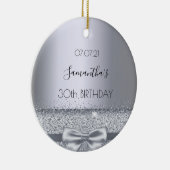 30th birthday silver bowの名前 セラミックオーナメント (右)
