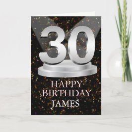 30th Birthday Spotlight名刺の追加 カード