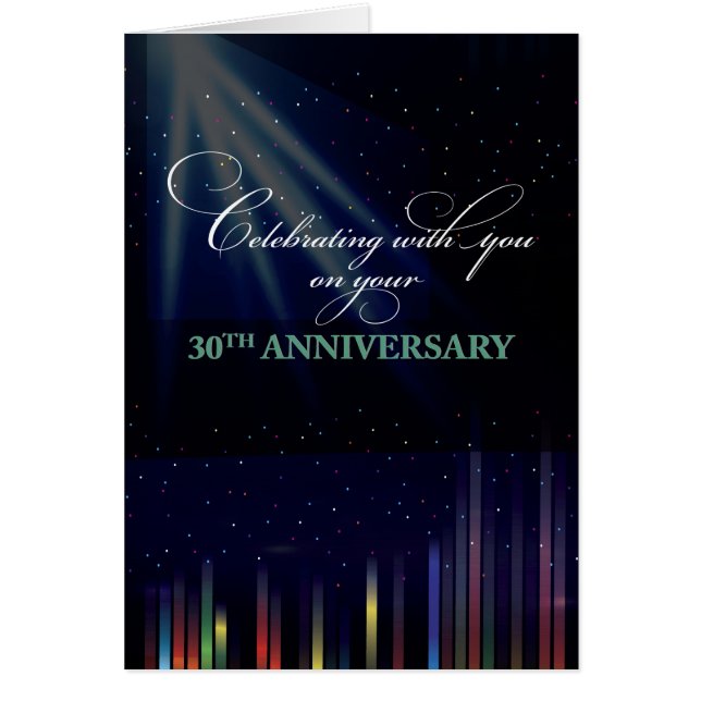 30th Employee Anniversary Sky、お祝感謝していい (正面)