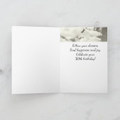 30th Inspiration 後を追 Your  Dreams誕生日 カード (内部)