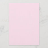 30th Pink “Cheers to Thirty” Martini Birthday 招待状 (裏面)