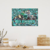 30x20 Print - The Streets of North Tonawanda NY  ポスター (キッチン)