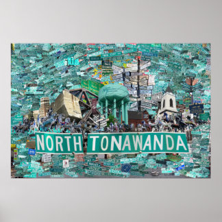 30x20 Print - The Streets of North Tonawanda NY  ポスター