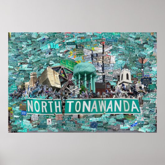 30x20 Print - The Streets of North Tonawanda NY  ポスター (正面)