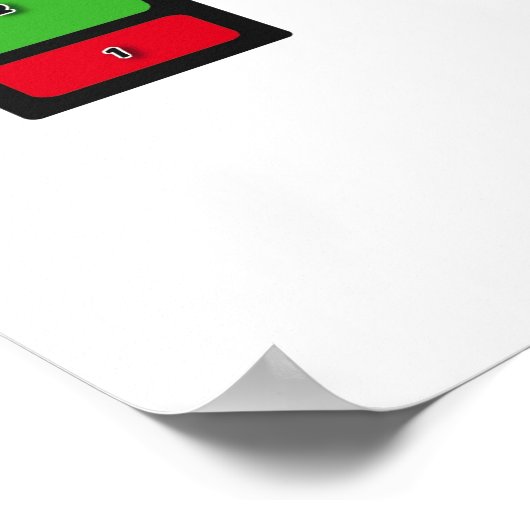 30x20 Wascomat Instruction Poster ポスター (角)