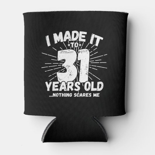 31おもしろい誕生日引用文皮肉31歳 缶クーラー (正面)