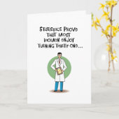 31おもしろい誕生日 カード (黄色い花)