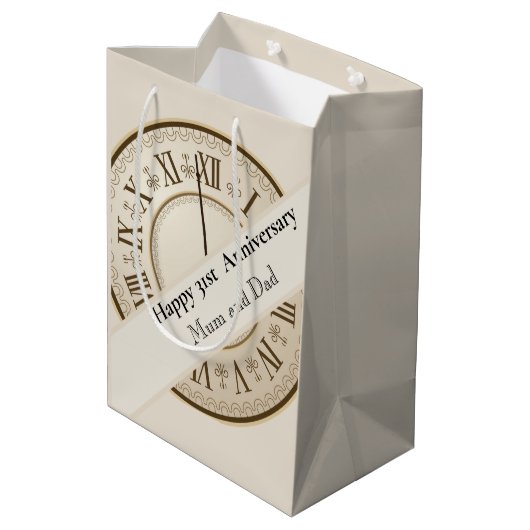 31周年編結婚集（編集可能） ミディアムペーパーバッグ (裏面アングル)