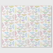 31威厳がある誕生日ギフト包装紙 ラッピングペーパー (フラット)