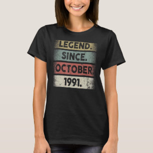 31歳の伝説1991年10月31誕生 Tシャツ