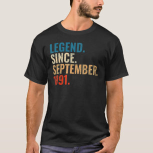 31歳の伝説 1991年9月から31年目 Tシャツ
