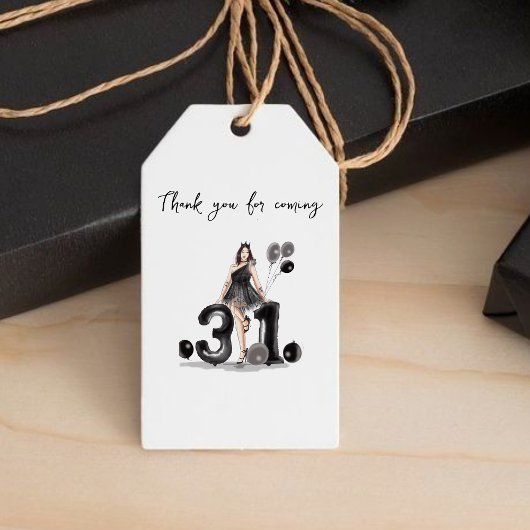 31歳の誕生日おめでとう。 ギフトタグ