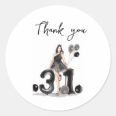 31歳の誕生日おめでとう。 ラウンドシール (正面)