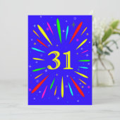 31歳の誕生日パーティーの招待状の爆発 招待状 (スタンド正面)