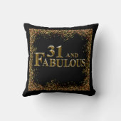 31歳の誕生日 クッション (裏面)