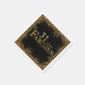 31歳の誕生日 スタンダードカクテルナプキン (角)