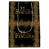 31歳の誕生日 ミディアムペーパーバッグ (裏面)