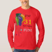 31歳の誕生日 Tシャツ (正面)