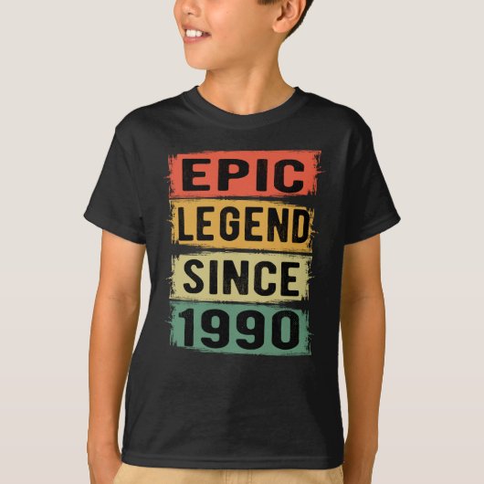 31歳の1990年の叙事詩伝説31誕生日 Tシャツ (正面)