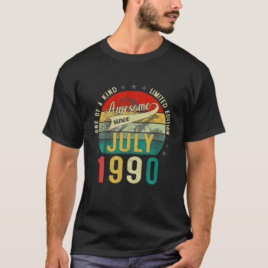 31歳ヴィンテージ1990年7月限定版31S Tシャツ (正面)
