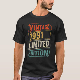 31歳ヴィンテージ1991年31誕生日 Tシャツ