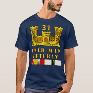 31番目のエンジニア大隊ENGブランチColdVet w COLD Tシャツ