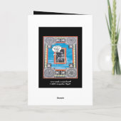 31番目の誕生日と馬のスケルトン カード (裏面)