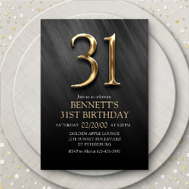 31番目の誕生日招待状 招待状