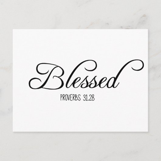 31聖書賛美の聖句 ポストカード (正面)