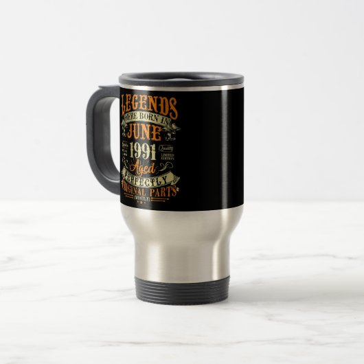 31誕生日ギフト31年の伝説生まれin トラベルマグ (正面左)