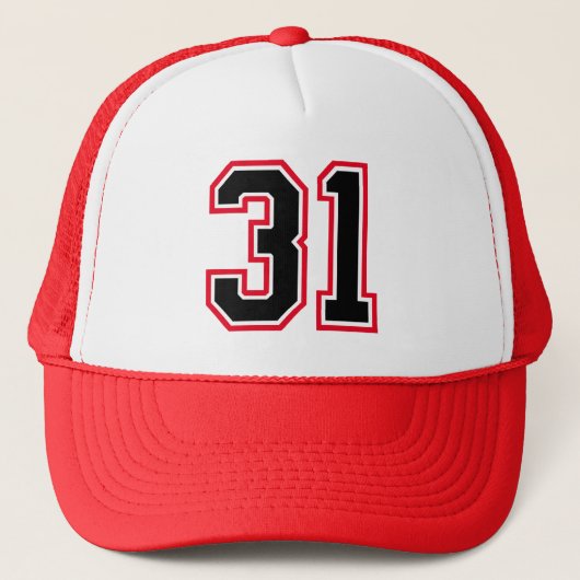 31誕生日トラッカーハット キャップ (正面)