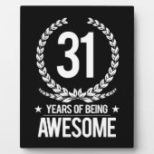 31誕生日(31歳素晴らし) フォトプラーク (正面)