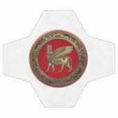 [310]アッシリア翼牡牛 – 金ゴールドラマス サッカーボール (フラット)