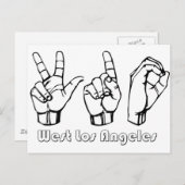 310 - – 西ロサンゼルス ポストカード (正面/裏面)
