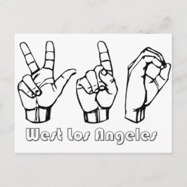 310 - – 西ロサンゼルス ポストカード
