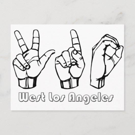 310 - – 西ロサンゼルス ポストカード (正面)