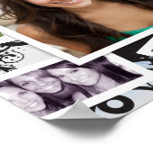 311おもしろい卒業コラージュプリント ポスター (角)