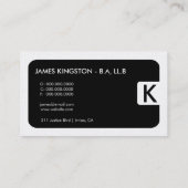 311お洒落で企業のな|の法律の金ゴールドカード 名刺 (裏面)