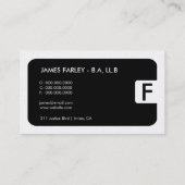 311お洒落で企業のな|の法律の金ゴールドカード 名刺 (裏面)