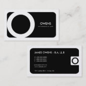 311お洒落で企業のな|の法律の金ゴールドカード 名刺 (正面/裏面)