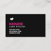 311かわいらしいピンナップ 名刺 (裏面)