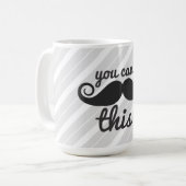 311この髭のマグを扱うことができません コーヒーマグカップ (正面左)
